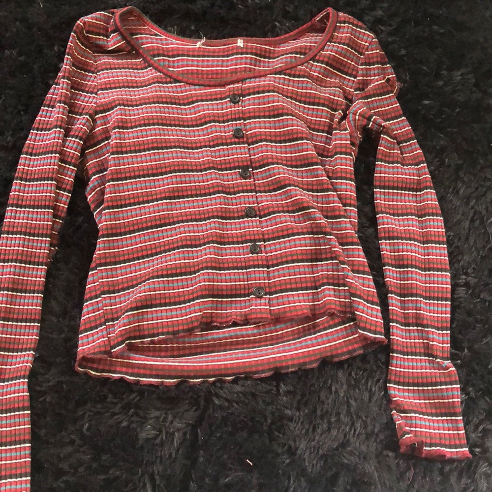 Long sleeve striped shirt